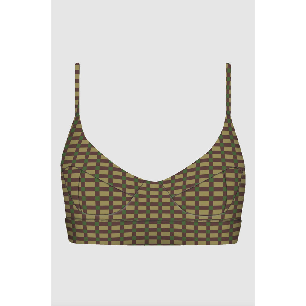 Acacia Swimwear Paisley Bikini Top - Gacho | Front view