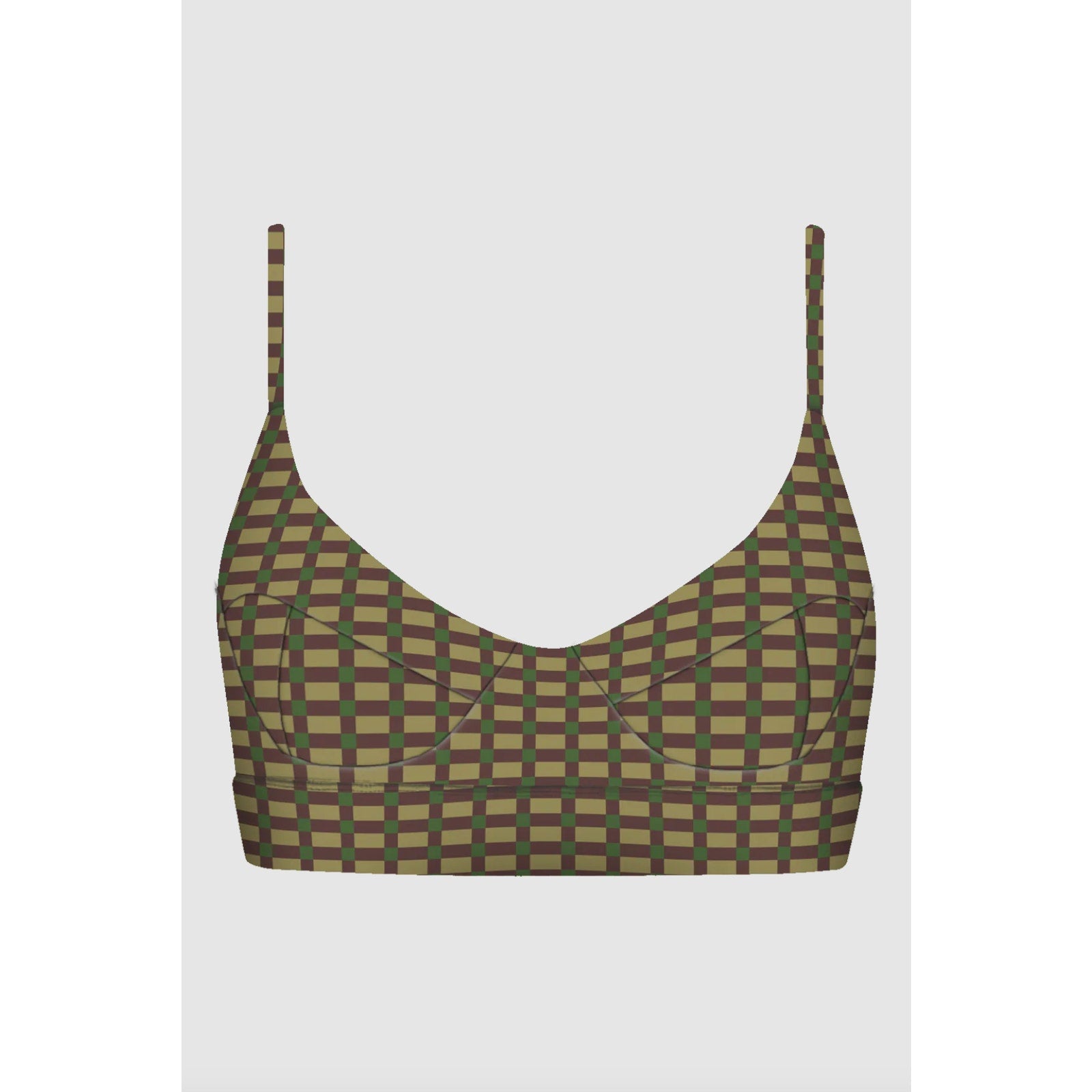 Acacia Swimwear Paisley Bikini Top - Gacho | Front view