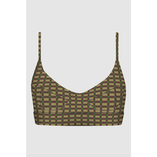 Acacia Swimwear Paisley Bikini Top - Gacho | Front view