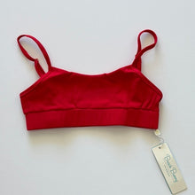 Beach Bunny Rib Tide Bralette Bikini Top - Red