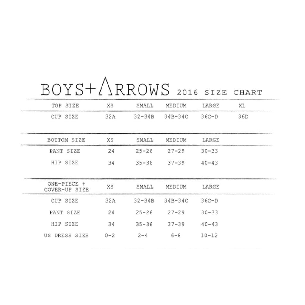 Boys + Arrows Leggy Peggy Bikini Bottom - Armed Amber | Alternate view
