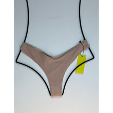 OneOne Swimwear Heidi Skimpy Bikini Bottom – Sand Ribbed