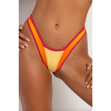 Fae Swimwear Goi Thong Bikini Bottom in Fiesta