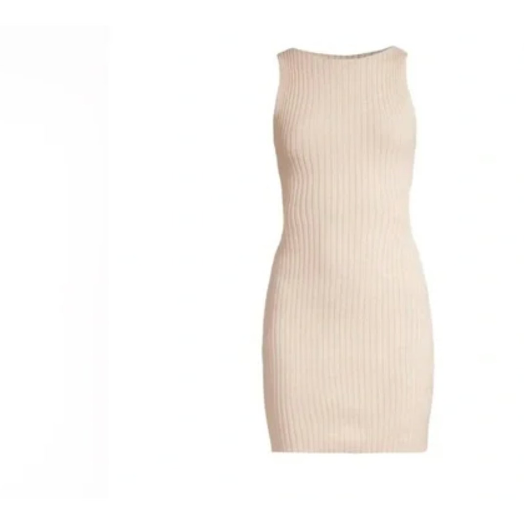 Amanda Uprichard Bec + Bridge Alexis Knit Mini Dress - Cream