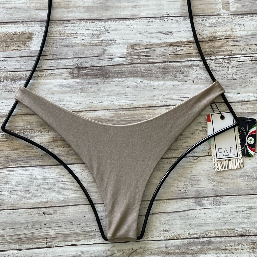 fae Fae Swim ZENITH Bikini Bottom - Toffee - G-String - High Cut - Minimal Coverage – PerfectKini