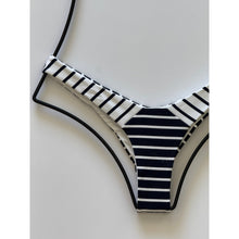 Beach Bunny Chrissy Micro Tango Bikini Bottom – Navy Stripe
