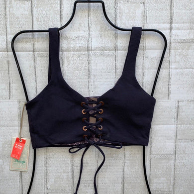 Maaji Maaji Swim BLACKBERRY VELVET DAZZLING 4-Way Bikini Top – PerfectKini