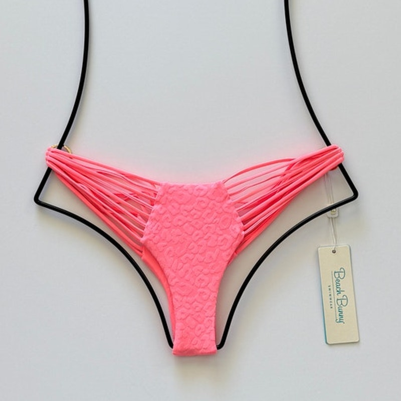 Beach Bunny Swimwear Indy Micro Tango Bikini Bottom - New | Front view