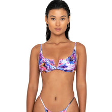 Fae Swimwear GYPSY Bikini Top - Cabana - V-Wire - Sustainable - Size Large