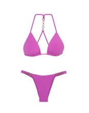 ViX Swimwear Greta Detail Bikini Bottom in Lotus