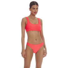 Mikoh Swimwear 'Rangiroa' Bikini Bottom in Textured Pink Mochi