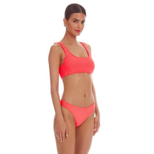 Mikoh Swimwear 'Rangiroa' Bikini Bottom in Textured Pink Mochi