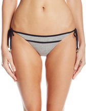 Sofia by ViX Solid Cutted Tie Side Full Bikini Bottom in Mescla