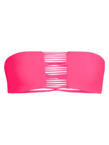 Mikoh Swimwear 'Sunset' Bandeau Bikini Top in Paradise Pink