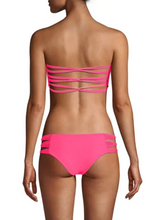 Mikoh Swimwear 'Sunset' Bandeau Bikini Top in Paradise Pink