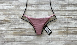 ViX Swimwear Dune Ju String Bikini Bottom in Rose Tea