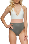 Tavik One Piece - Tavik Swimwear 'Chase' One Piece in Cove Grey