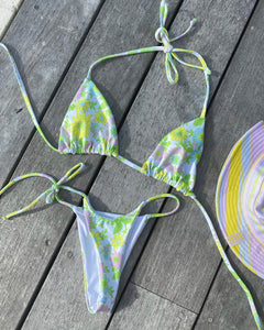Frankie's Bikinis 'Maggie' Underwire Bikini Top in Secret Garden