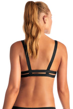 Vitamin A Swimwear 'Neutra' Bikini Top in Black Ecolux