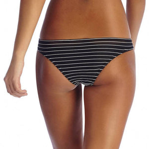 Vitamin A Swimwear 'Neutra' Bikini Bottom in Minimalist Stripe