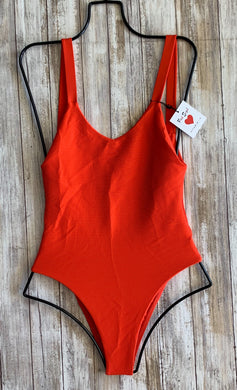 Vitamin A One Piece - Vitamin A Swimwear x Fred Segal 'Louise' One Piece in Poppy BioRib