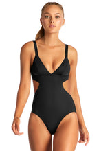 Vitamin A Swimwear 'Ava' Full One Piece in EcoLux Black