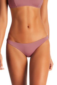 Vitamin A Swimwear 'Luciana' Bikini Bottom in Dusty Rose Ecolux