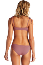 Vitamin A Swimwear 'Luciana' Bikini Bottom in Dusty Rose Ecolux