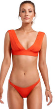 Vitamin A Swimwear 'Magnolia' Bikini Top in Papavero Ecolux