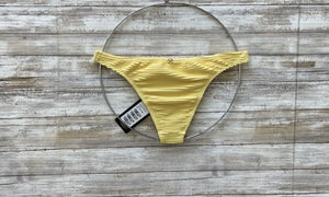 ViX Swimwear Dune Fany Detail Bikini Bottom in Mellow Yellow