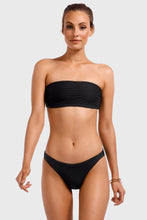 Vitamin A Swimwear 'Luciana' Bikini Bottom in Black Biorib