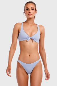Vitamin A Swimwear 'Lou' Bikini Top in Celeste Ecolux