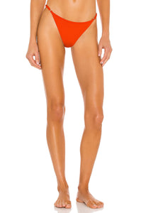 Acacia Swimwear 'Neema' Ribbed Bikini Bottom in Persimmon