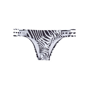 PQ Swim Strappy Teeny Bikini Bottom in African Rays