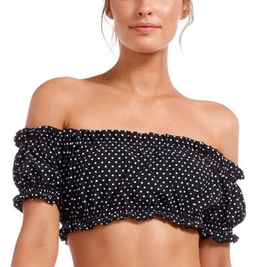 Vitamin A Bikini Top - Vitamin A Swimwear 'Amelie' Crop Bikini Top in Rumba Dots