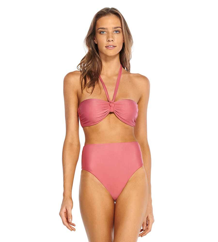 ViX Swimwear Blush Pink Judy Bandeau Bikini Top