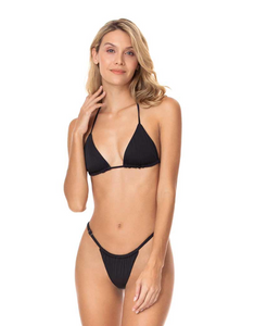 Maaji Swimwear Black Onyx Balmy Triangle Bikini Top