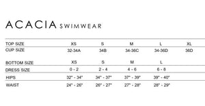 Acacia Swimwear 'Brazil' Bikini Bottom in Carolina Stripe