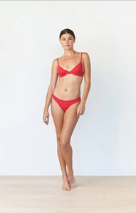 Acacia Swimwear 'Ho'okipa' Bikini Bottom in Sangria