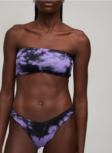 BOUND by Bond-Eye 'Sierra' and 'Sign' Eco Bikini Set in Lilac / Black