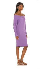 Indah Clothing 'Babyruth' Long Sleeve Mini Dress in Chakra