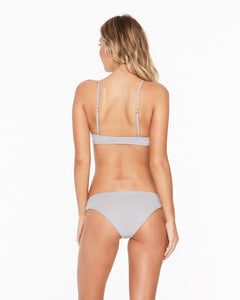 L*Space Swimwear 'Jaime' Bikini Top in Fog Grey