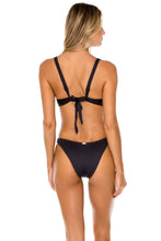 Luli Fama 'Triana' Halter Bikini Top in Black