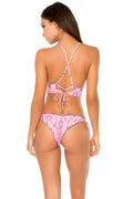 Luli Fama Bikini Bottom - Luli Fama ‘Cadiz’ Wavey Tie Side Bikini Bottom in Multicolor