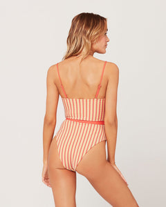 L*Space Swimwear 'Lockhart' One Piece in Lay It On The Line