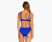 Vitamin A Swimwear 'Lou' Bikini Top in Sardinia Blue Ecolux