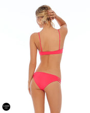 L*Space Swimwear 'Jaime' Bikini Top in Hot Cherry