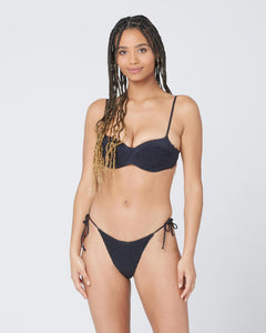 L*Space Swimwear 'Marley' Bikini Top in Black