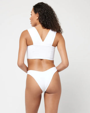 L*Space Bikini Bottom - L*Space Swimwear 'Cabana' Bikini Bottom in White