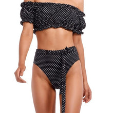 Vitamin A Swimwear 'Amelie' Crop Bikini Top in Rumba Dots